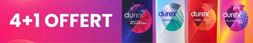Campagne préservatifs Durex : 4+1 gratuit – Lovesexshop.fr sex shop