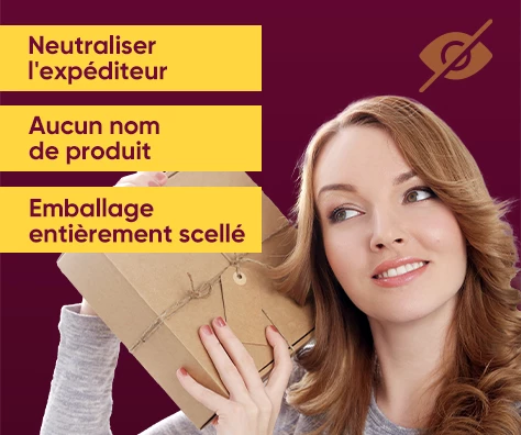 100% discrétion lors de la commande ! Emballage neutre, paiement sécurisé, protection des données – ainsi, nous garantissons un anonymat total lors de vos achats. Lovesexshop.fr sexshop