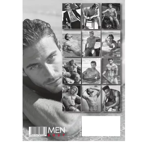 Hommes 2027 - calendrier mural érotique (1 pièce)