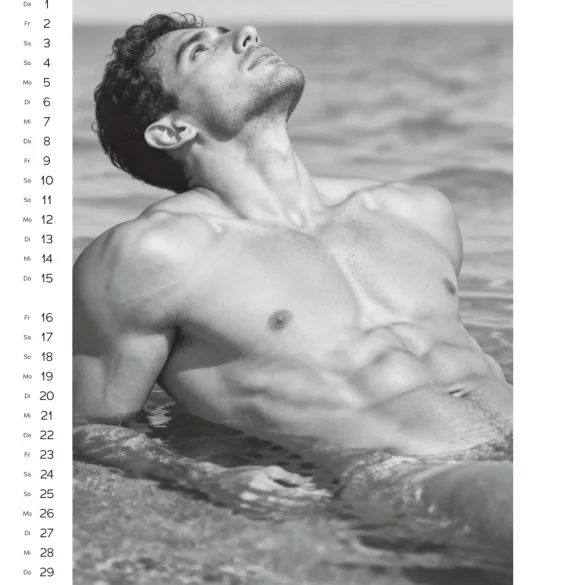 Hommes 2027 - calendrier mural érotique (1 pièce)