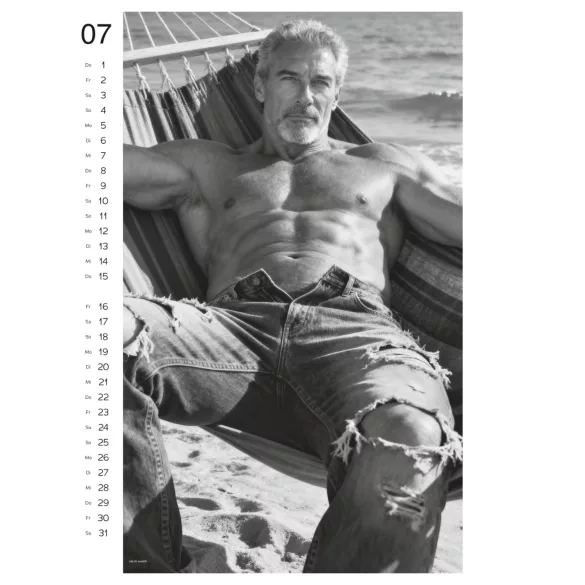 Hommes 2027 - calendrier mural érotique (1 pièce)