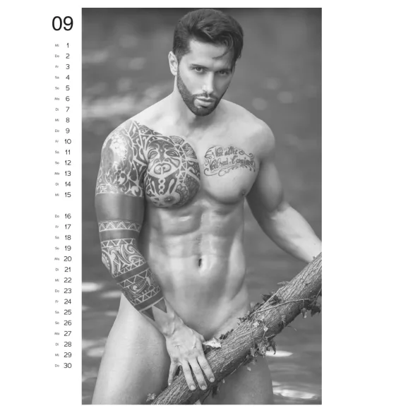Hommes 2027 - calendrier mural érotique (1 pièce)