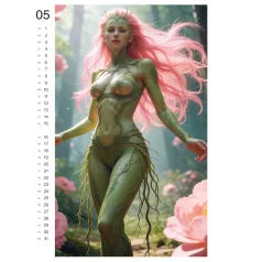 Wild Fantasy 2027 - calendrier mural érotique (1 pièce)