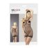 NO:XQSE - Mini robe résille sexy - noire (S-L)