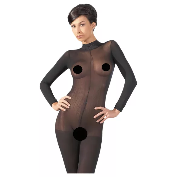 NO:XQSE - Body résille femme - sexy - noir - XL/XXL