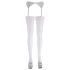Cottelli - Bas en dentelle blanche - 4/XL