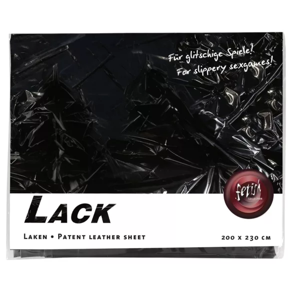 Fétiche - Drap en laque - 200 x 230 cm (noir)