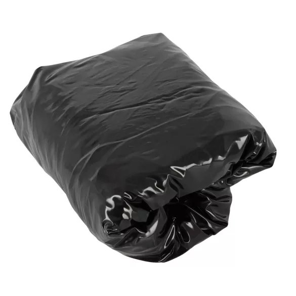 Fétiche - Drap en laque - avec élastiques - 220 x 220 cm (noir)