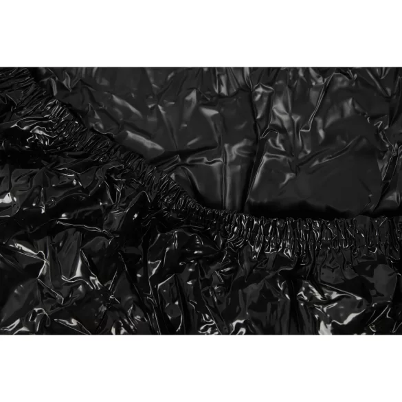 Fétiche - Drap en laque - avec élastiques - 220 x 220 cm (noir)