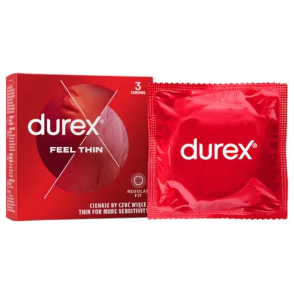 Durex Feel Thin - Sensation Naturelle Préservatifs (3 unités)