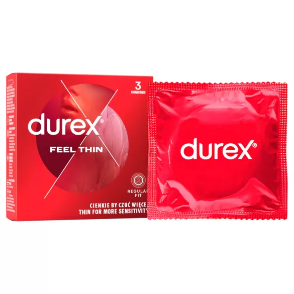 Durex Feel Thin - préservatifs effet naturel (3 pcs)