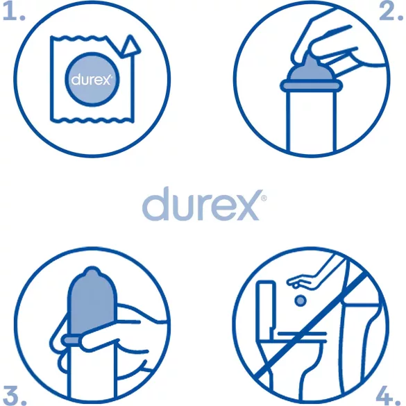 Durex - Préservatifs ultra fins - Sensation naturelle - 3 pièces