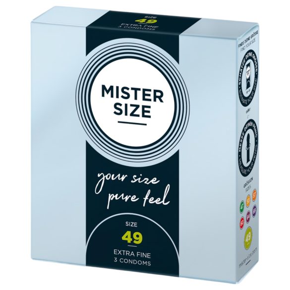 Mister Size Préservatif Fin - 49mm (3 pcs)