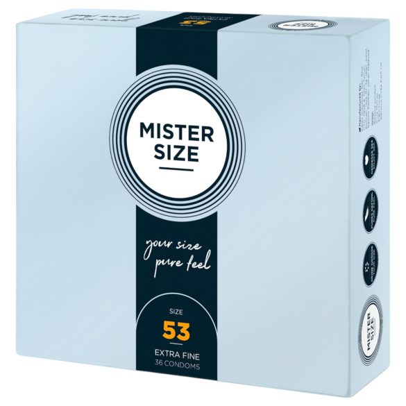 Mister Size préservatif fin - 53mm (36 pièces)
