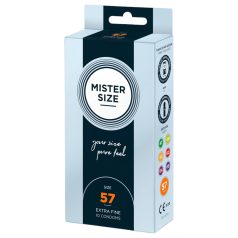 Mister Size préservatif mince - 57mm (10 unités)