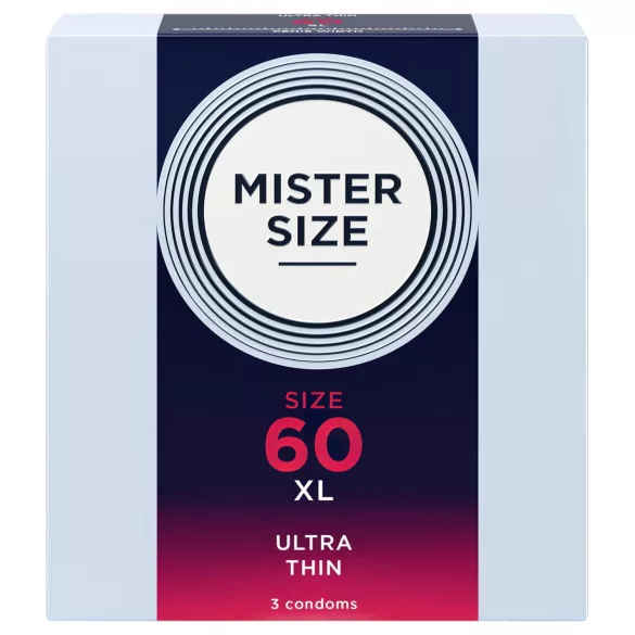 Mister Size - préservatif fin - 60mm - pack de 3