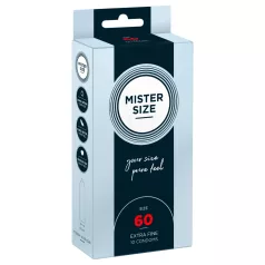 Mister Size - préservatif fin - 60 mm - boîte de 10