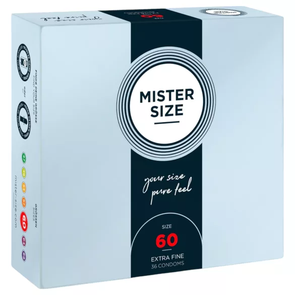 Mister Size - préservatif fin - grande taille 60mm - boîte de 36