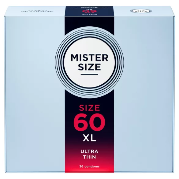 Mister Size - préservatif fin - grande taille 60mm - boîte de 36
