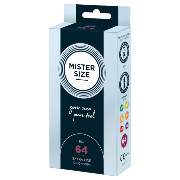 Mister Size préservatifs fins - 64mm (10pcs)