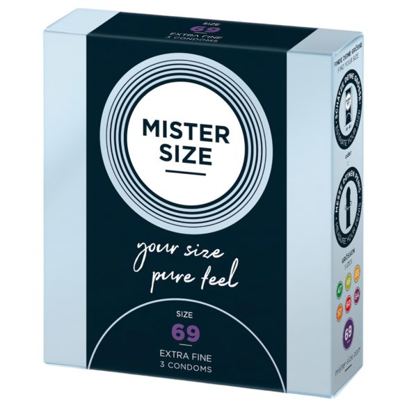 Mister Size préservatif mince - 69mm (3pcs)