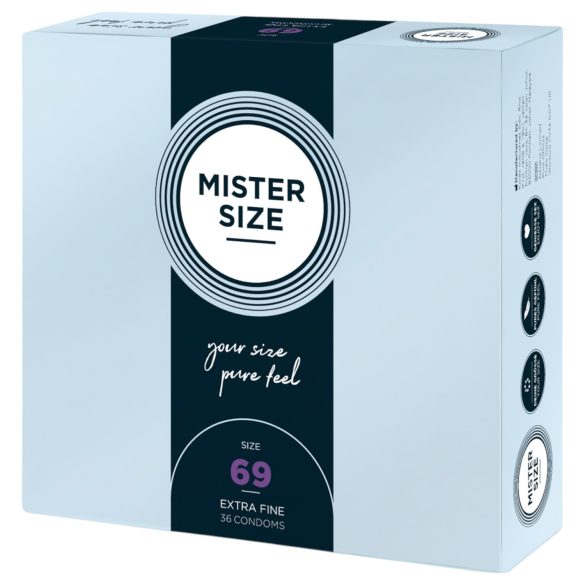 Préservatif fin Mister Size - 69mm (36 pièces)