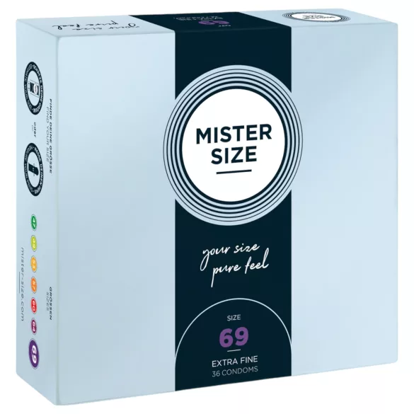 Mister Size - préservatif fin - grande taille 69mm - boîte de 36