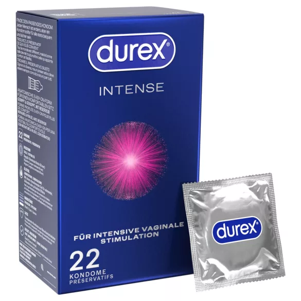 Durex Intense - Préservatifs orgasmique (22 pcs)