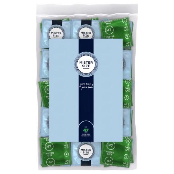 Préservatif fin Mister Size - 47mm (100 pcs)