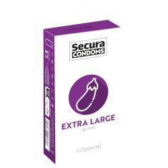 Secura Padlizsán - préservatifs XL 60mm (12pcs)