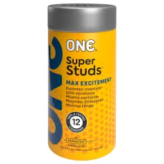   ONE - préservatif texturé - à points stimulants - boîte de 12