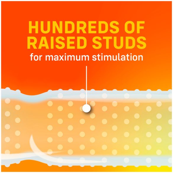 ONE - préservatif texturé - à points stimulants - boîte de 12