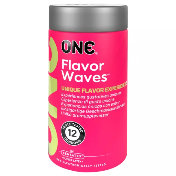 ONE - préservatifs aromatisés - assortiment de saveurs - boîte de 12