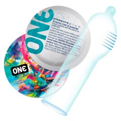   ONE Pleasure Plus - préservatifs avec nervures internes (12 pcs)