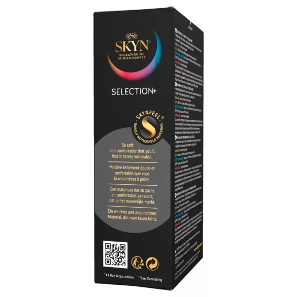 SKYN Selection+ - assortiment de préservatifs sans latex (boîte de 10)