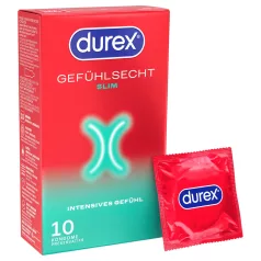 Durex - Préservatifs Slim (boîte de 10)