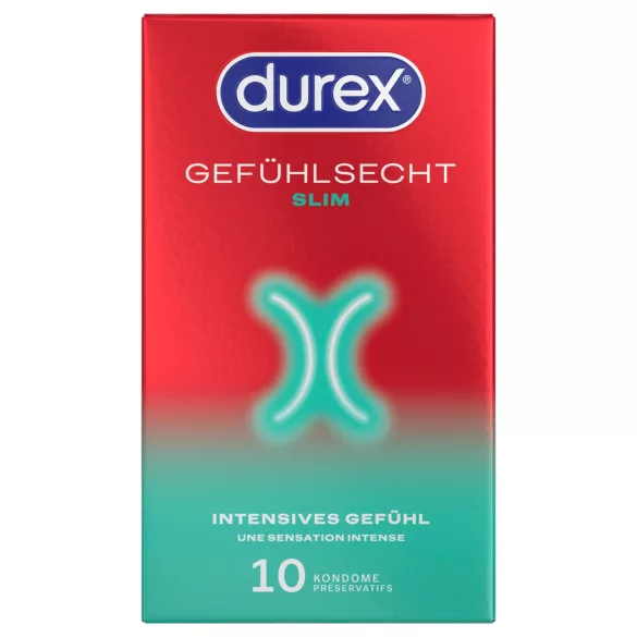 Durex - Préservatifs Slim (boîte de 10)