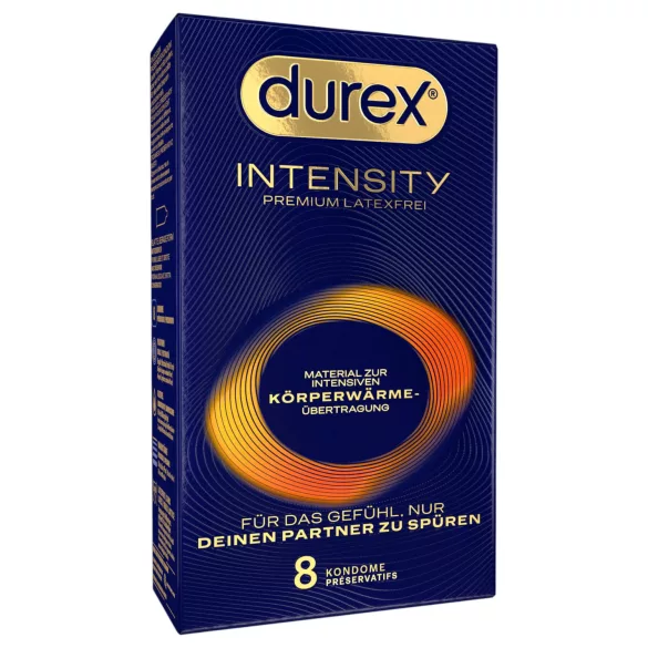 Durex Intensity - préservatifs fins sans latex (boîte de 8)