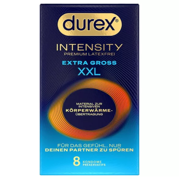 Durex Intensity XXL - préservatif sans latex - boîte de 8