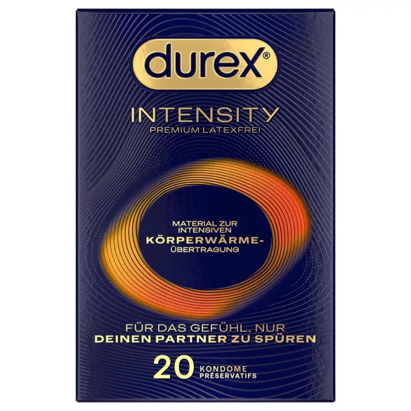 Durex Intensity - préservatif fin sans latex - boîte de 20