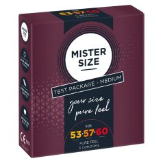 Pack d'essai préservatifs Mister Size - 3 unités