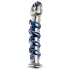 Icicles No. 5 - godemichet en verre spirale - transparent bleu
