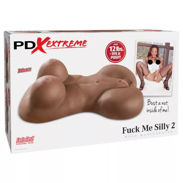 Pipedream Fuck Me Silly Sista - masturbateur torse féminin brun (5,7 kg)