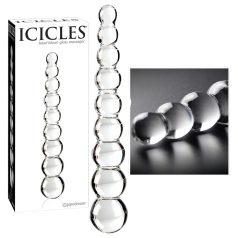 Icicles No. 2 - gode michet en verre à boules (transparent)