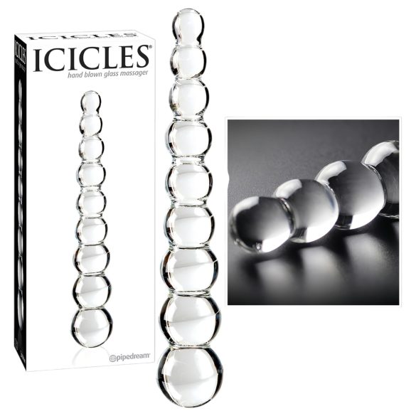 Icicles No. 2 - gode michet en verre à boules (transparent)
