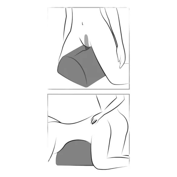 Liberator BonBon - coussin sexuel semi-circulaire avec support pour gode/vibromasseur