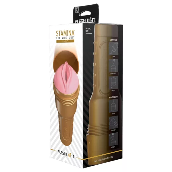 Fleshlight - Masturbateur Stamina Training Unit vagin réaliste rose