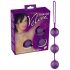 Boules de geisha triples velours lila - You2Toys
