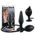 You2Toys - plug anal gonflable - silicone noir