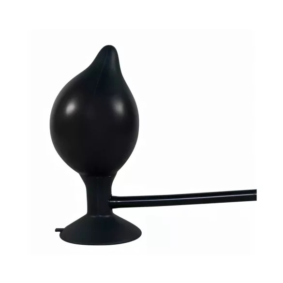 You2Toys - plug anal gonflable - silicone noir